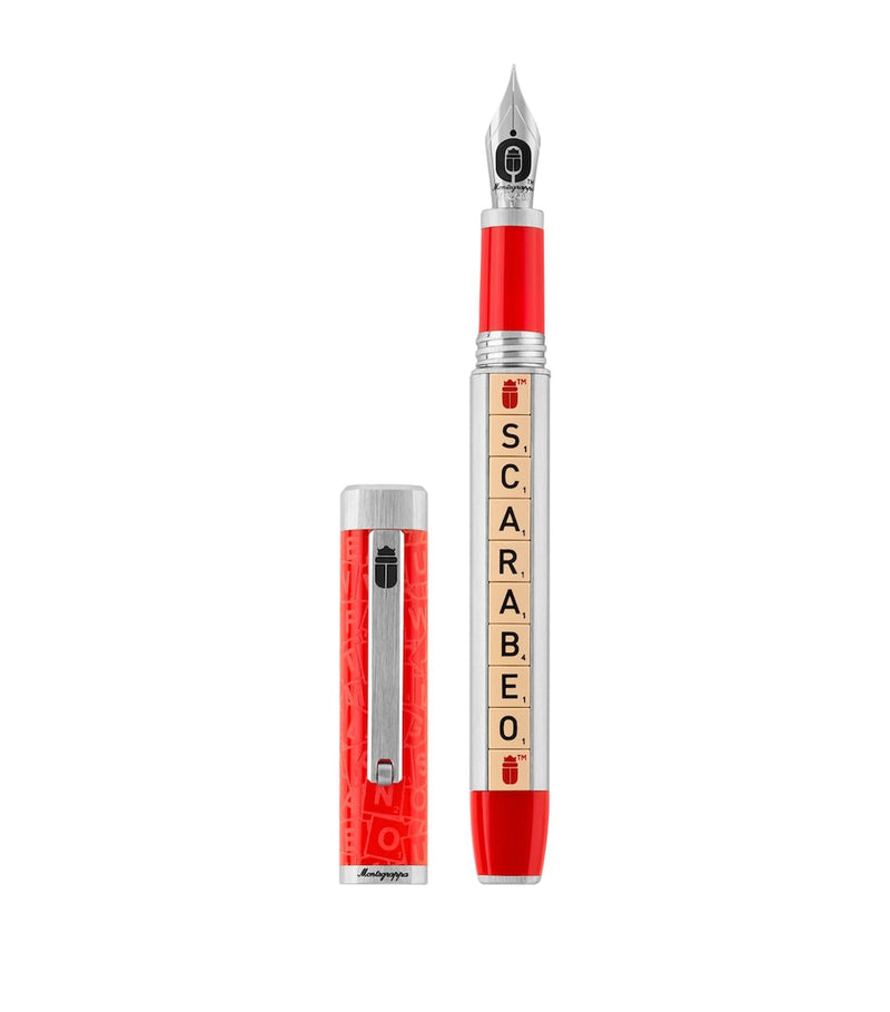 Montegrappa Yellow-Gold Trim Scarabeo Fountain Pen