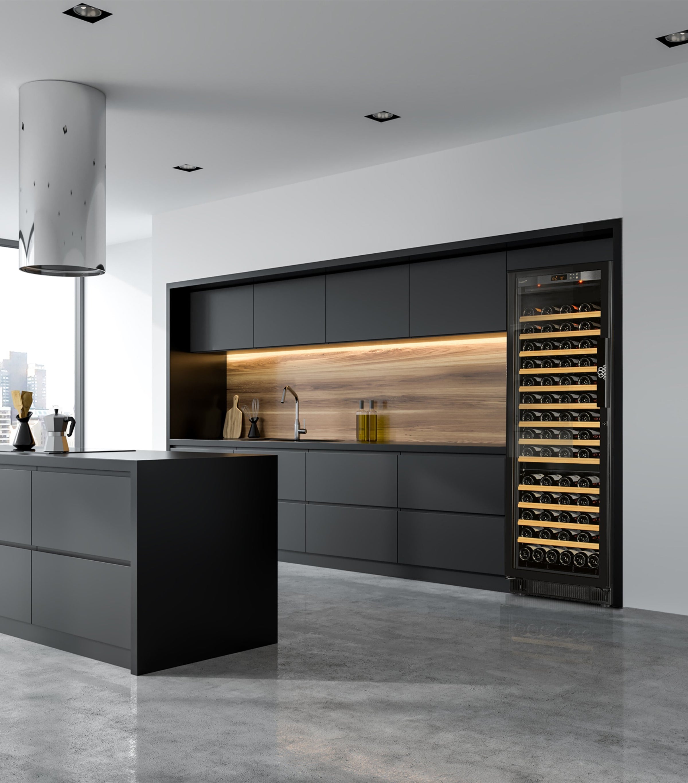 Eurocave large single-temperature compact wine cabinet - British product