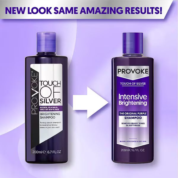 Provoke purple shampoo touch of silver 200ml, imported from the UK