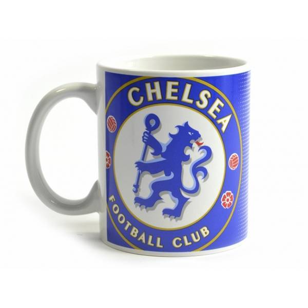 Chelsea FC halftone mug ceramic boxed 0.3kg - British product