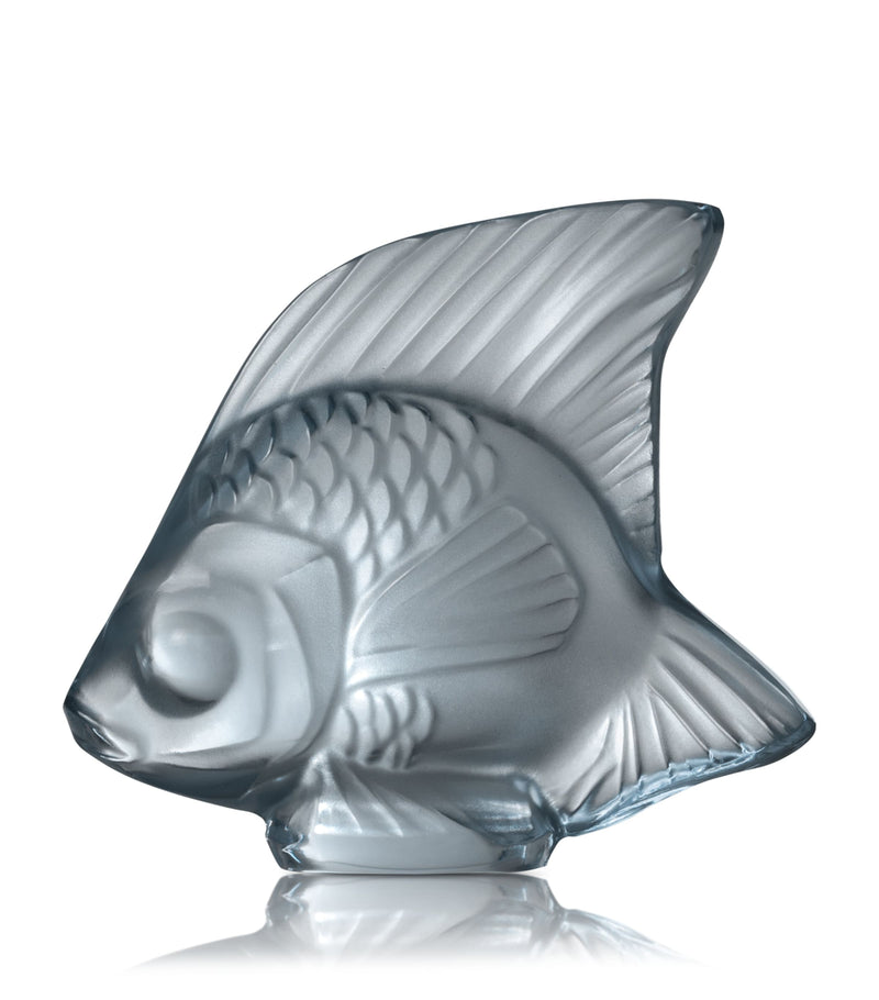 Lalique crystal fish sculpture, UK version
