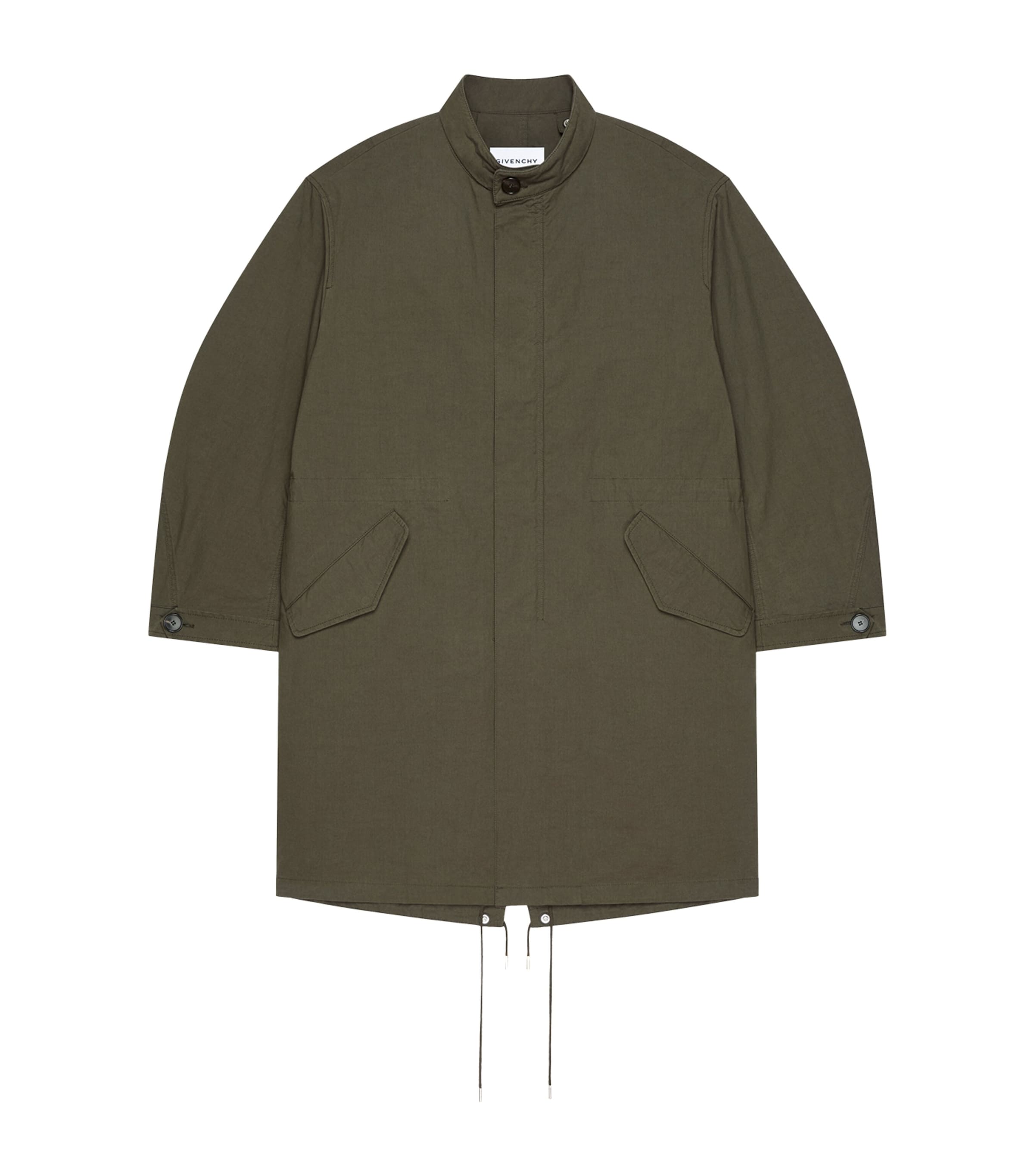 Givenchy oversized longline parka, UK version