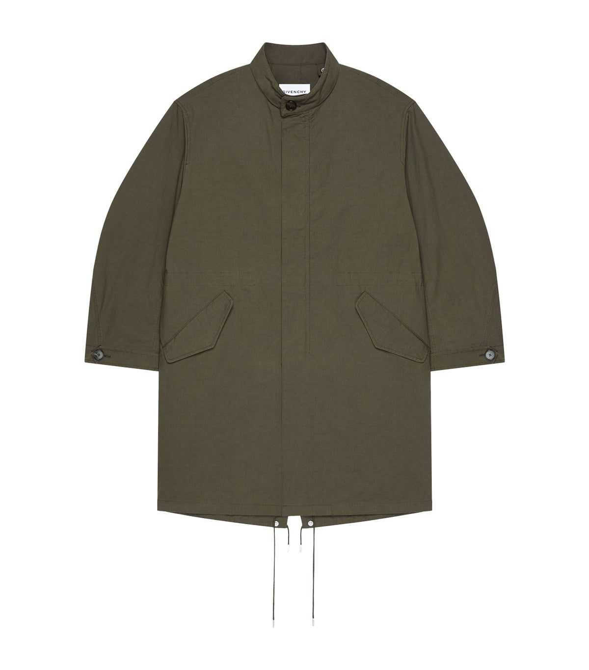 Givenchy oversized longline parka, UK version