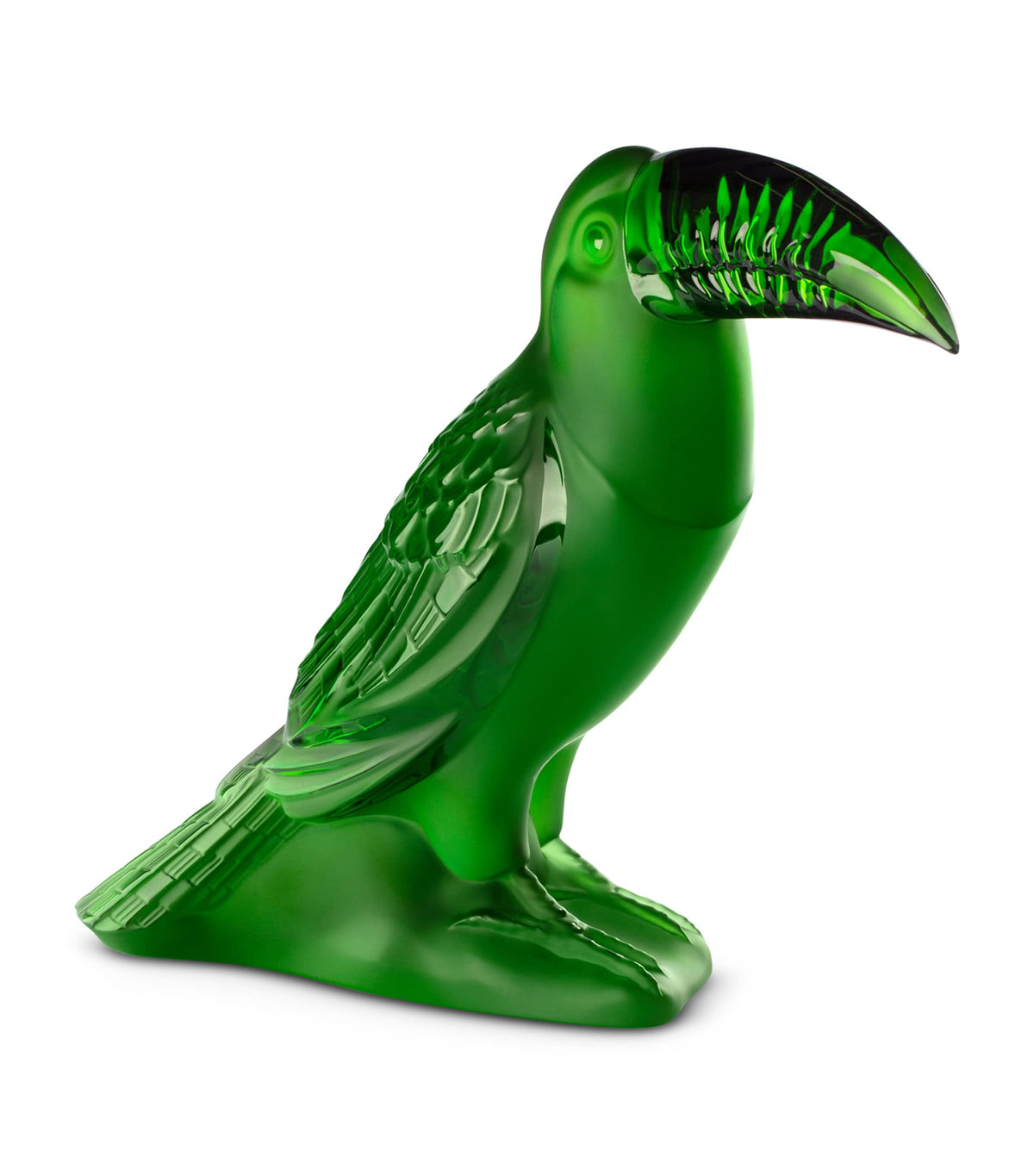 Lalique crystal toucan sculpture 26.5cm, UK version
