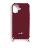 ATELJE Recycled Bold Burgundy iPhone 15 Pro Max Case - British product