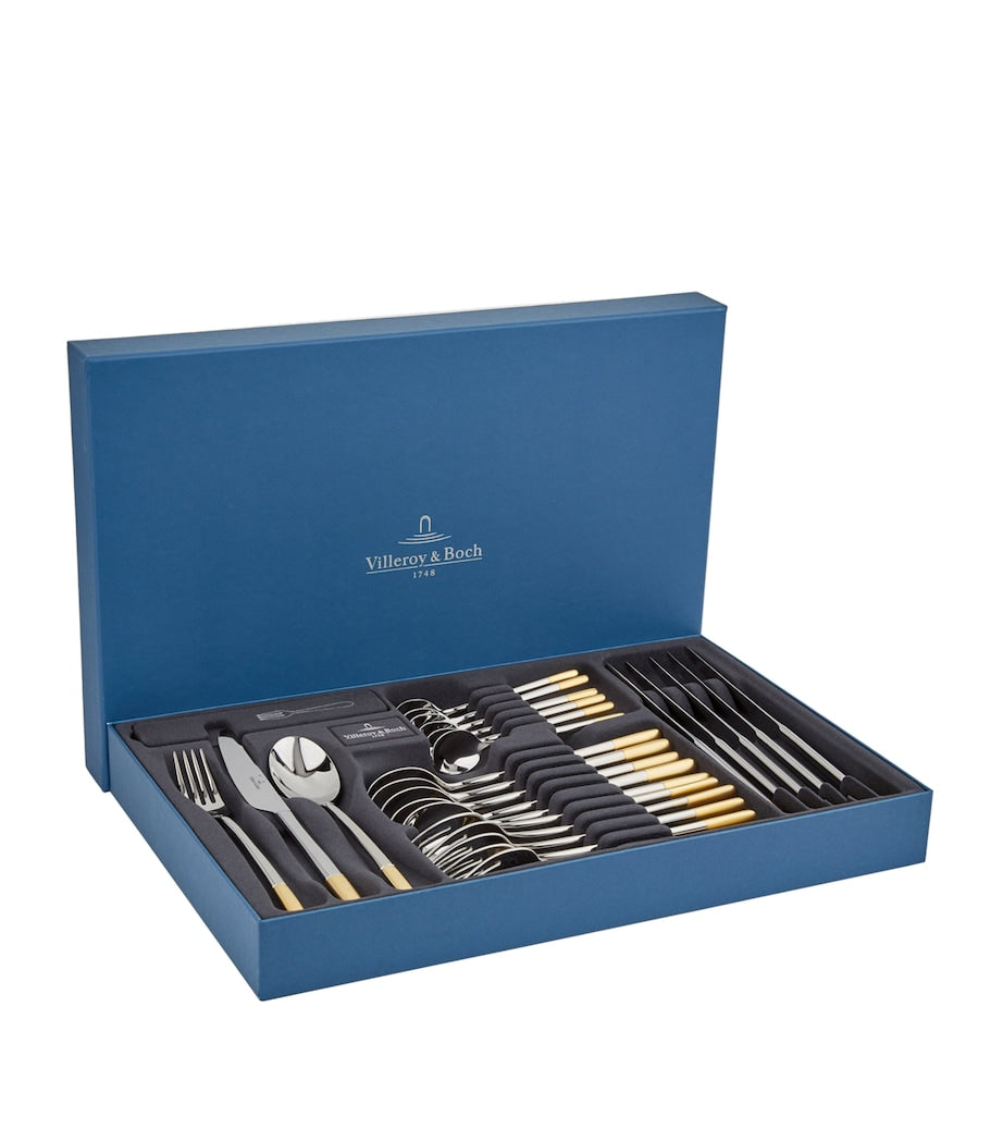 Villeroy & Boch Ella partially gold-plated cutlery set 30-piece (British brand)
