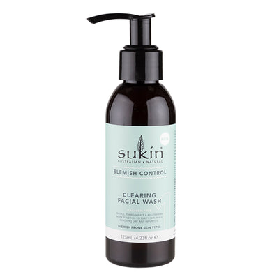 Sukin Blemish Control Clearing Face Wash 125ml