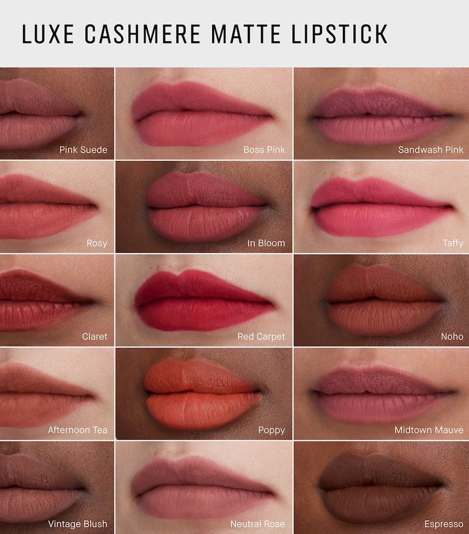 Bobbi Brown Luxe Cashmere Matte lipstick, UK version