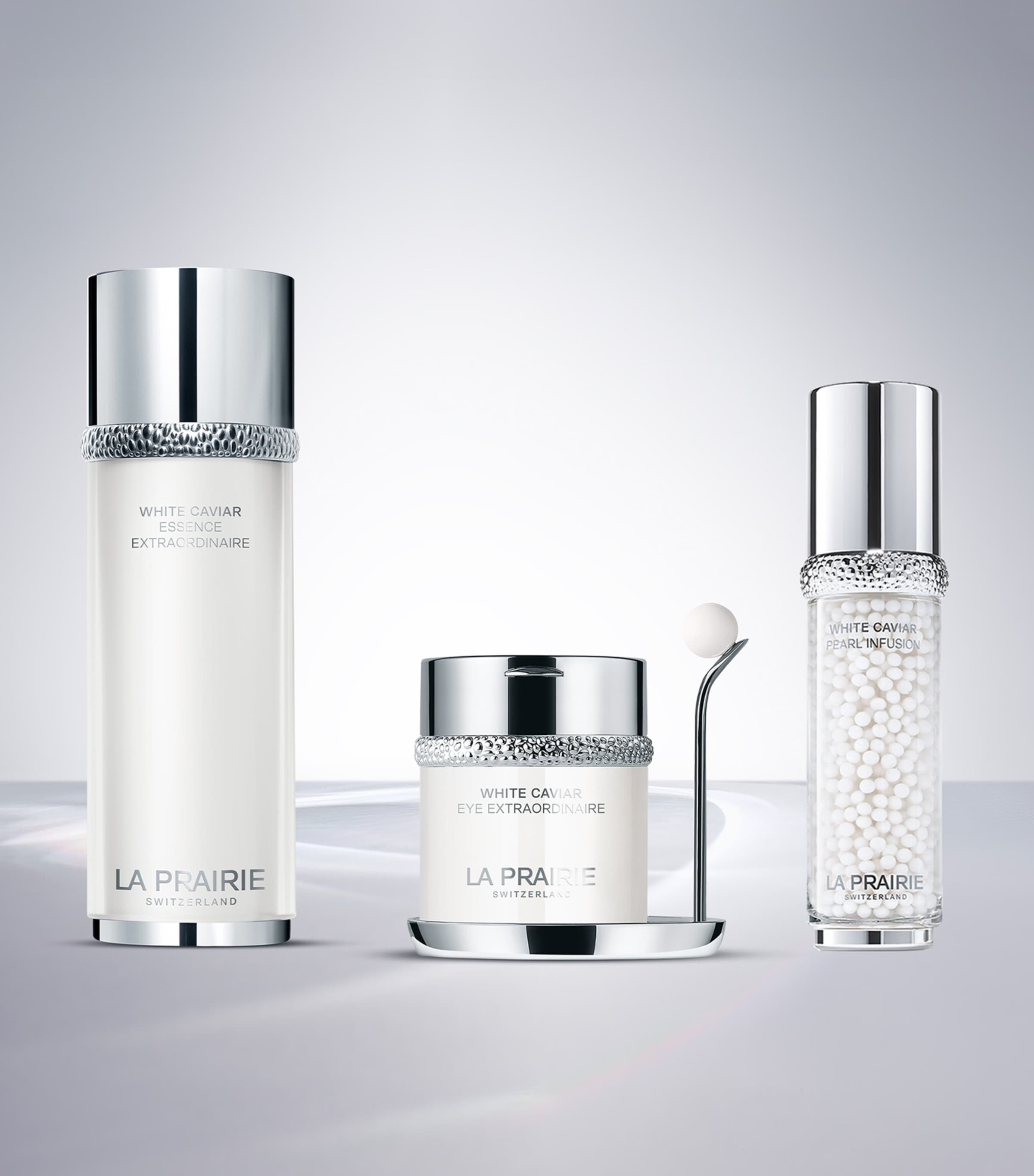 La Prairie White Caviar Essence Extraordinaire face serum 150ml, UK version