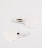 Tartine et Chocolat Glitter Flower Hair Clips (Set of 2)