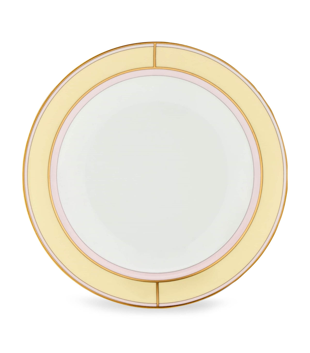 GINORI 1735 porcelain soup plate Giallo 24cm, UK version