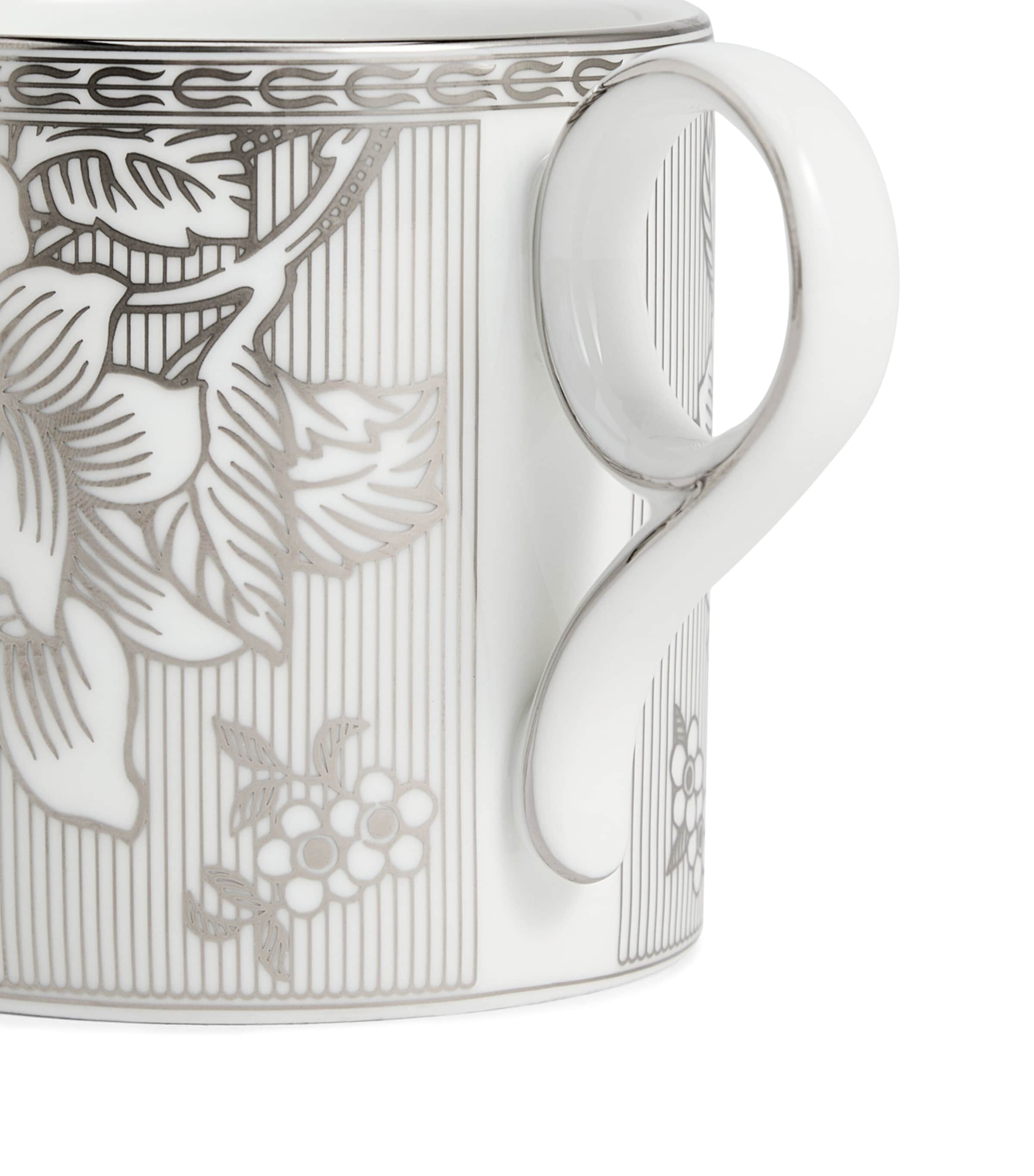 Wedgwood Bone China Silver Tonquin Mug (330ml)