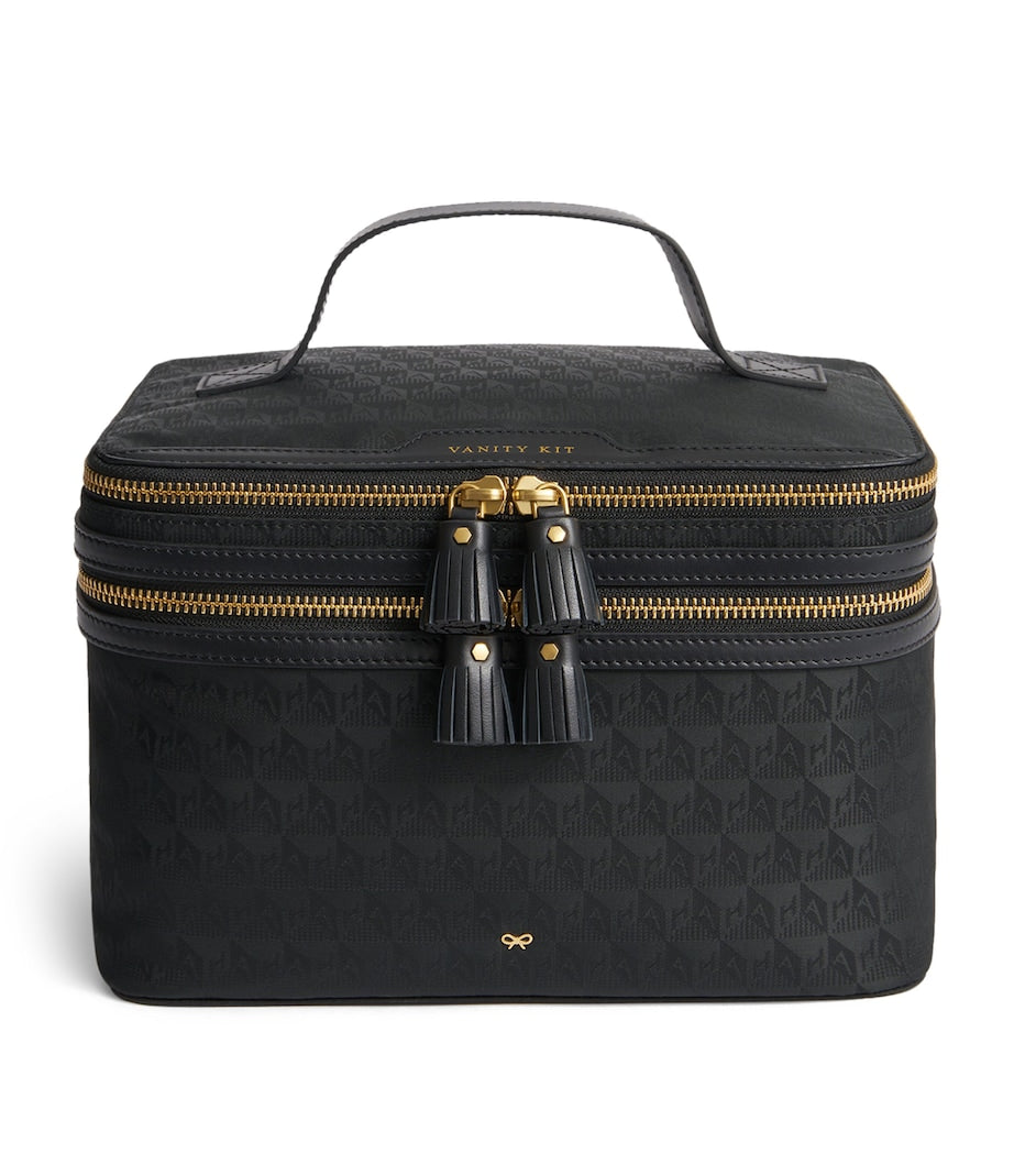 Anya Hindmarch Jacquard Logo Vanity Kit Bag - British product