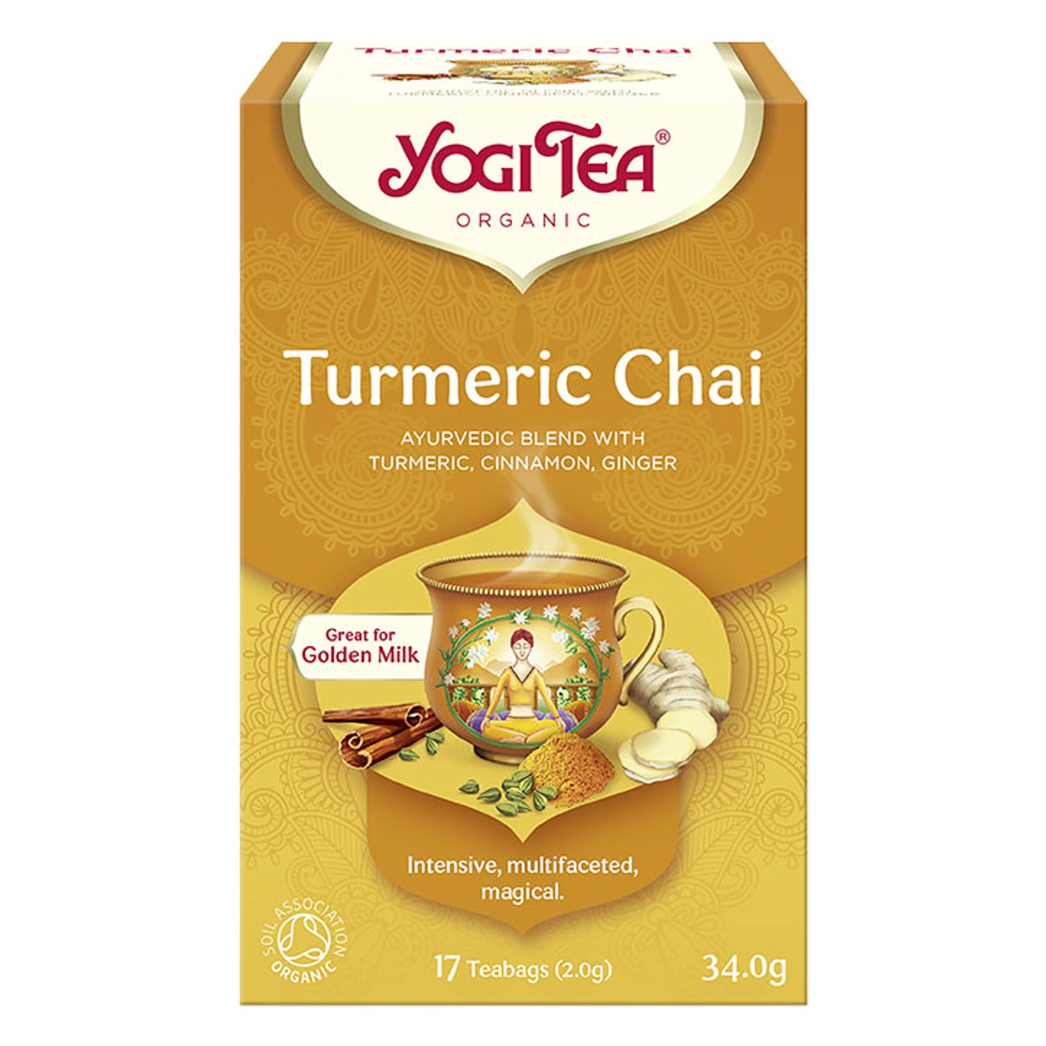 Yogi Tea Turmeric Chai 17 Tea Bags (British brand)