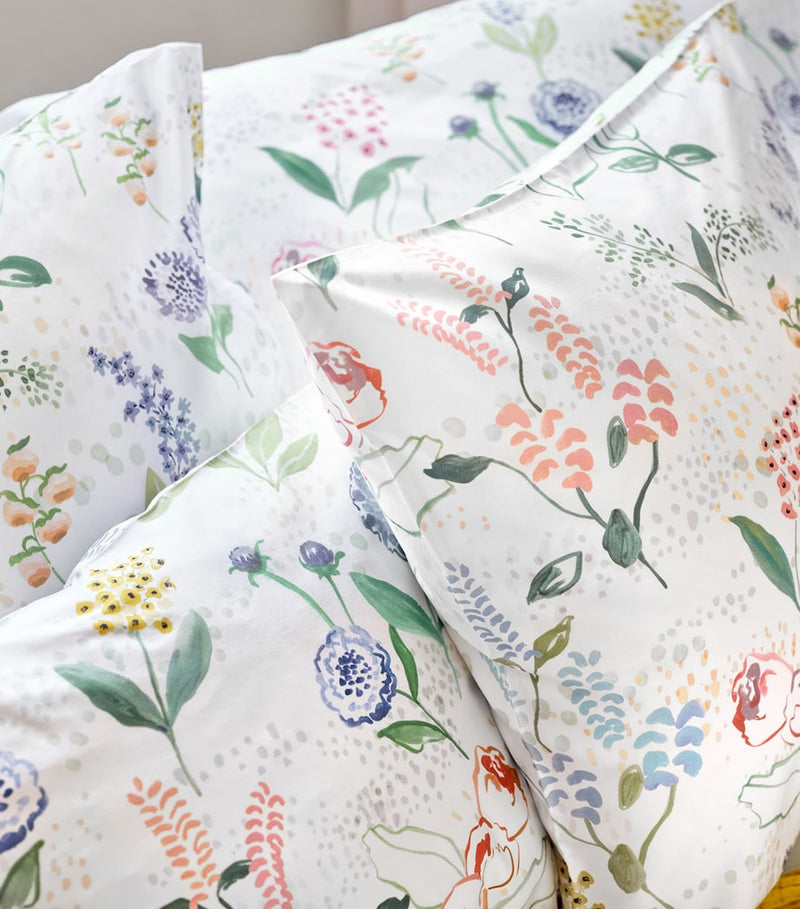 Schlossberg floral print king oxford pillowcase 50cm x 90cm (British brand)