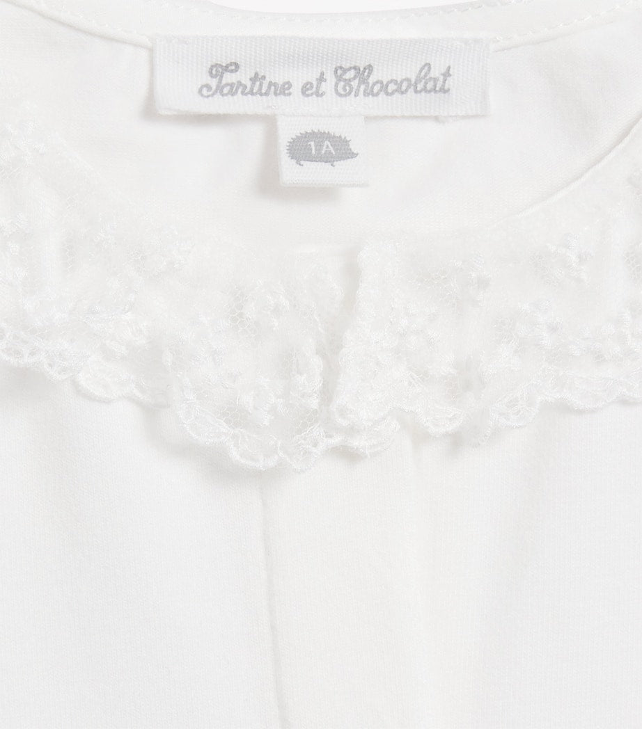 Tartine et Chocolat lace-detail bodysuit 1-24 months (British brand)