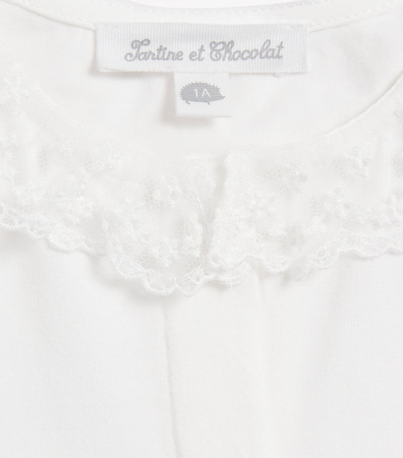 Tartine et Chocolat lace-detail bodysuit 1-24 months (British brand)