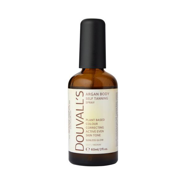 Douvalls Argan Self Tanning Body Spray Light-Medium 60ml - British product