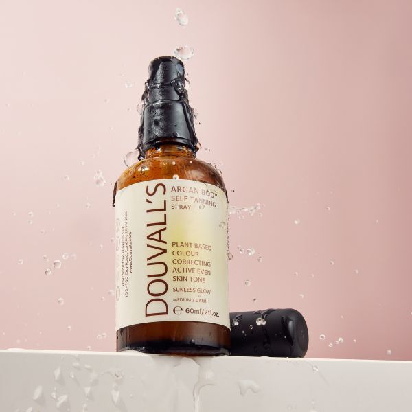 Douvalls Argan Self Tanning Body Spray Light-Medium 60ml - British product