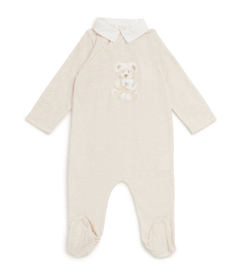 Patachou cotton embroidered all-in-one 1-24 months, imported from the UK