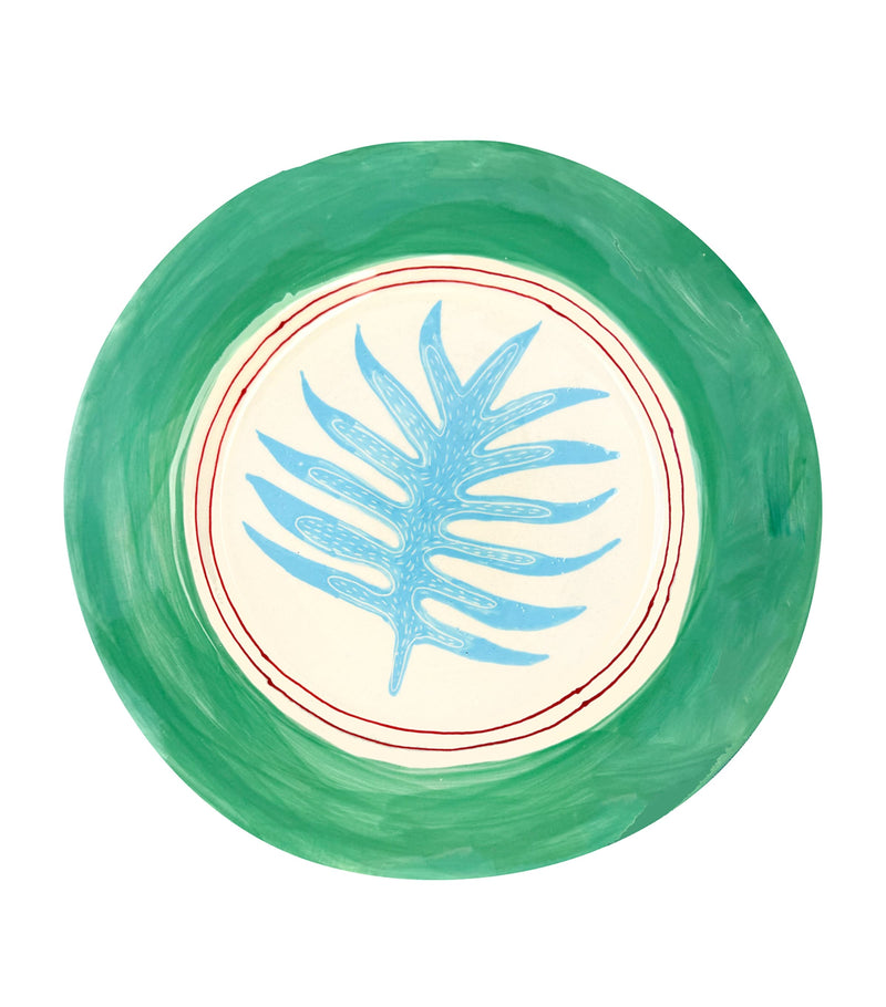 Laetitia Rouget seaweed ceramic dinner plate 26cm, UK version