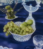 Royal Copenhagen Porcelain Full Lace Fluted Fruit Bowl (23cm)