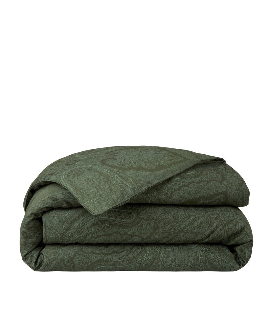 Ralph Lauren Doncaster double duvet cover with paisley pattern, 200cm x 200cm, imported from the UK