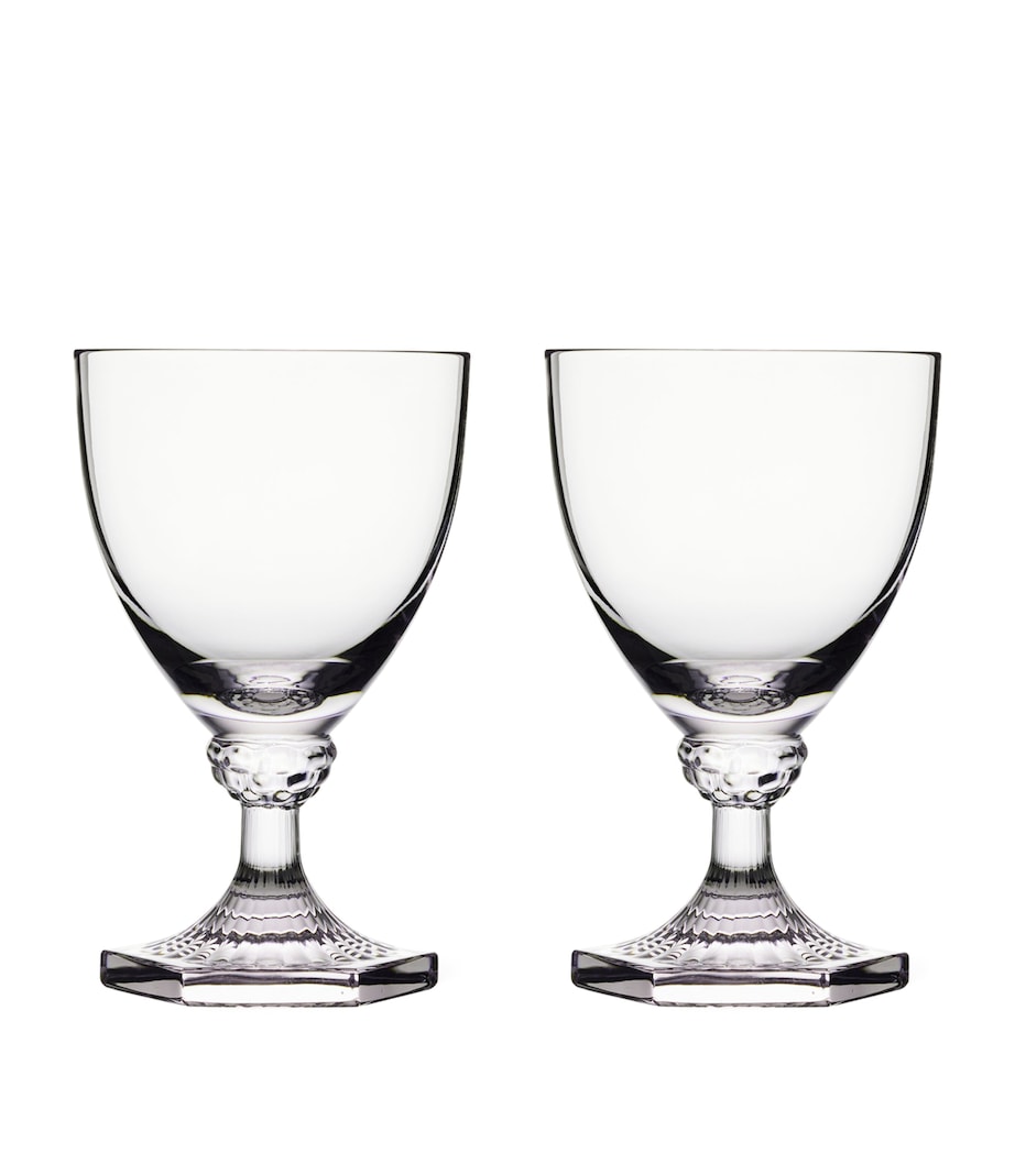 Royal Copenhagen Aurora wine glasses set of 2 with 260ml capacity, imported from the UK