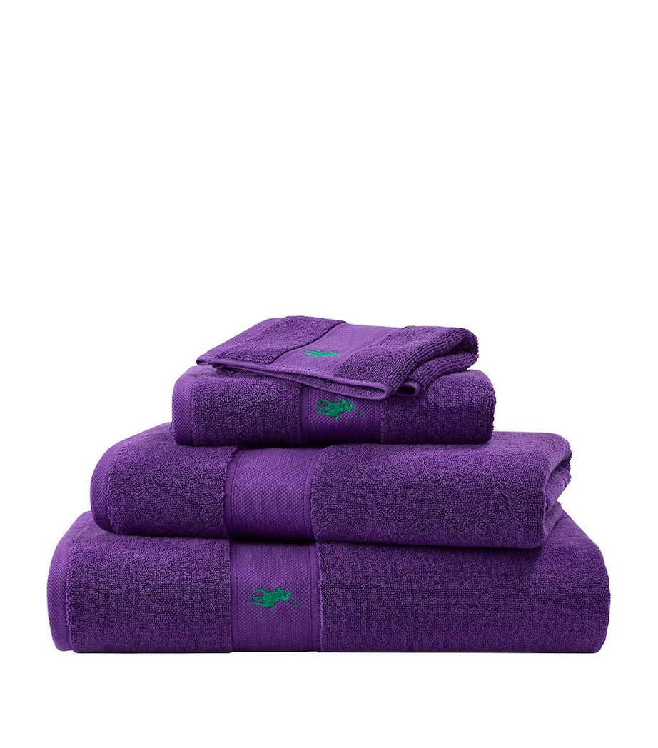 Ralph Lauren Polo Player guest towel 40cm x 75cm, imported from the UK