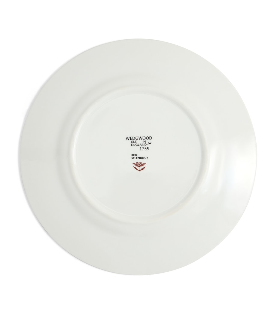 Wedgwood bone china red splendour plate 20cm (British brand)