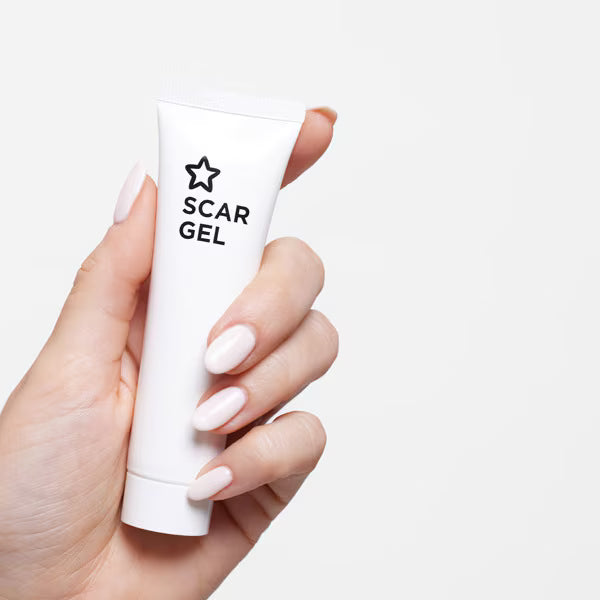 Superdrug scar gel treatment for wounds and acne scars 19g (British brand)