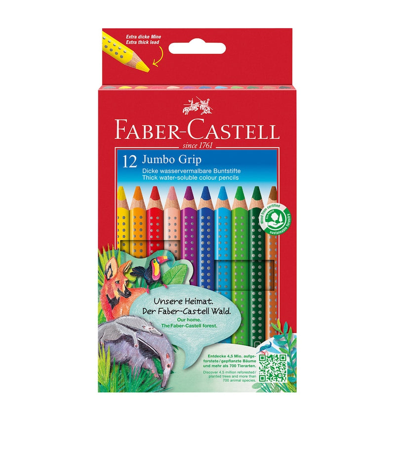 Faber-Castell Jumbo Grip colour pencil set - British product