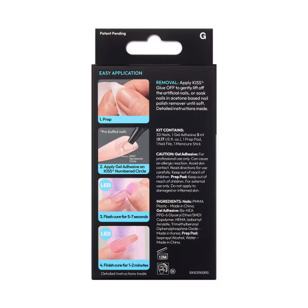 DNR Gel Extensions Kit Nonsense 30 Nails - British product