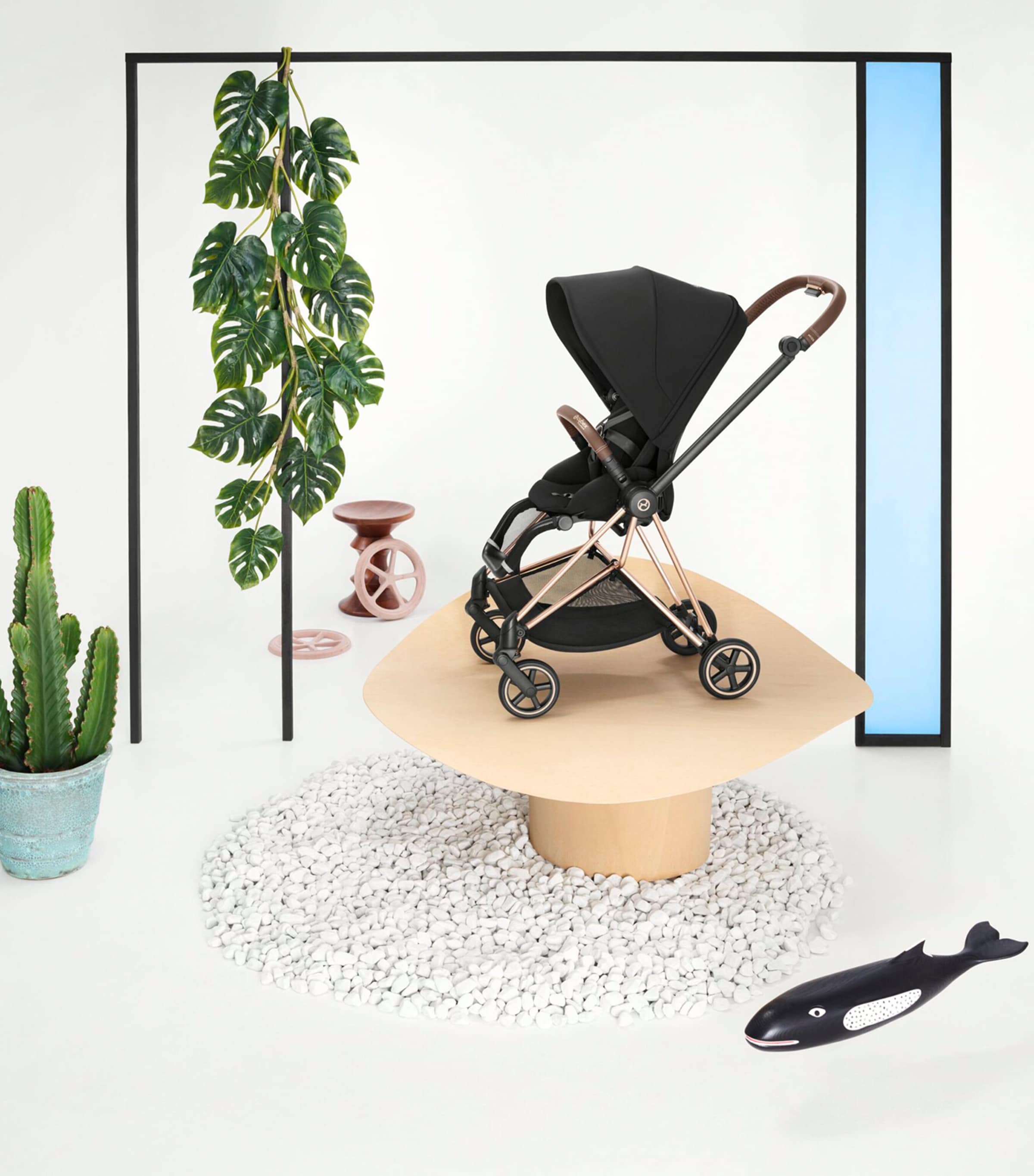 Cybex pushchair seat pack Sepia Black - British product