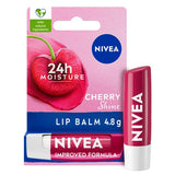 NIVEA Lip Balm Cherry 4.8g, imported from the UK