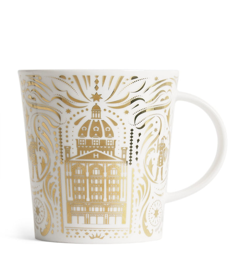 Harrods bone china mug Knights of Brompton, UK version