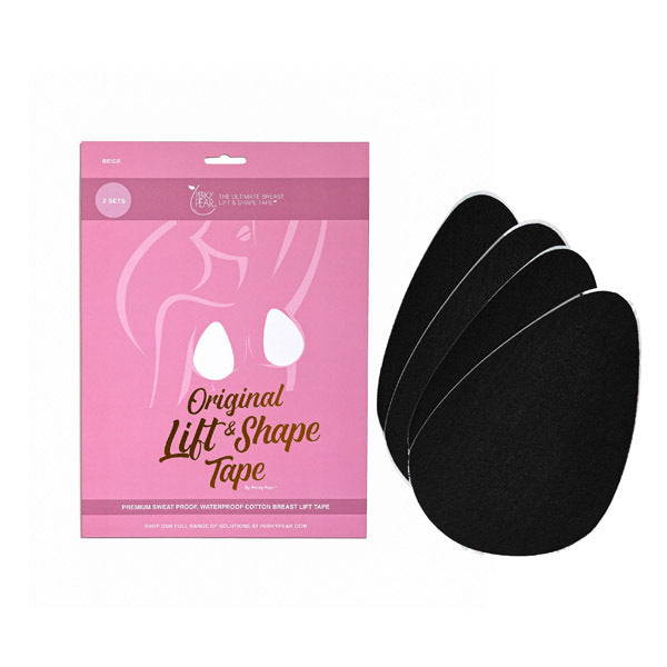 Perky Pear boob tape black GG-H Cups, imported from the UK