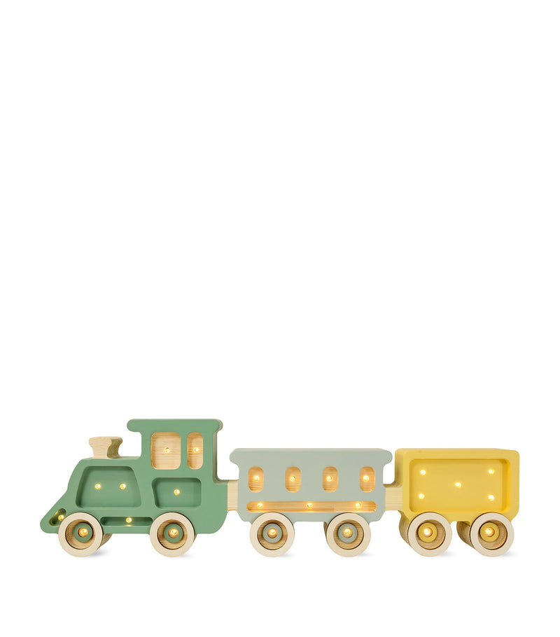 Little Lights wooden train night light, UK version