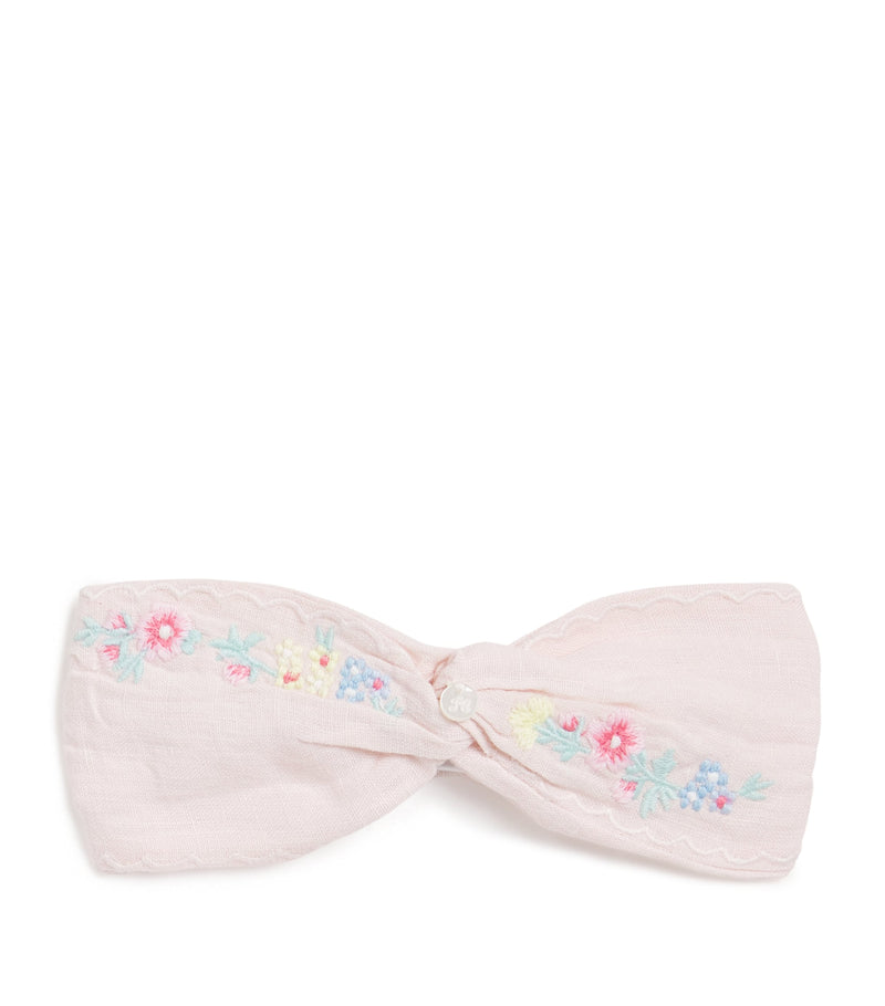 Tartine et Chocolat linen embroidered headband (British brand)