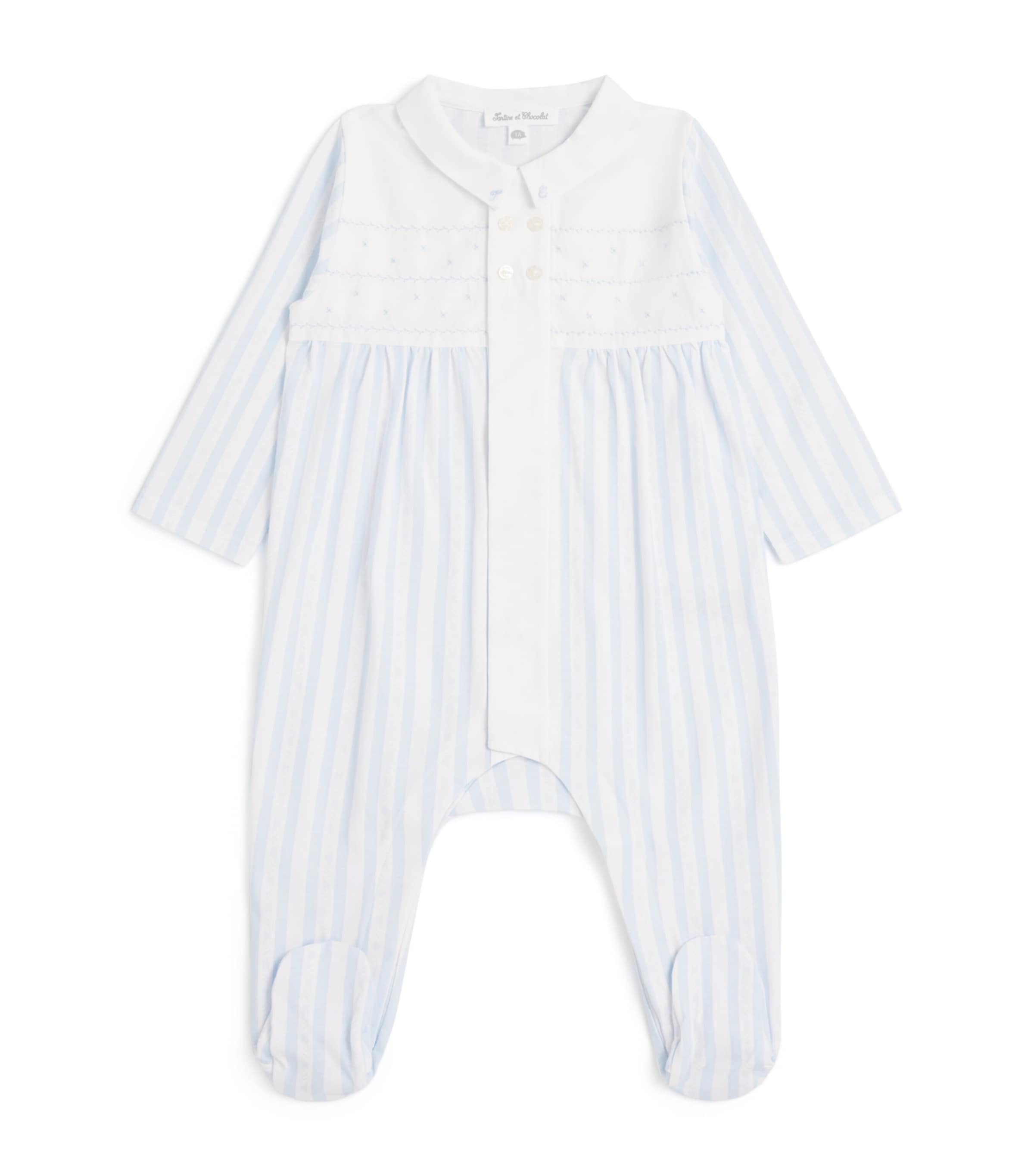 Tartine et Chocolat Cotton Stripe All-In-One (0-24 Months)