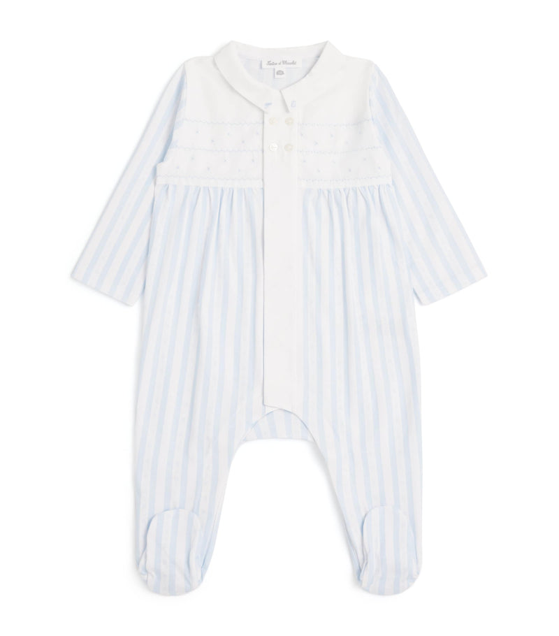 Tartine et Chocolat Cotton Stripe All-In-One (0-24 Months)