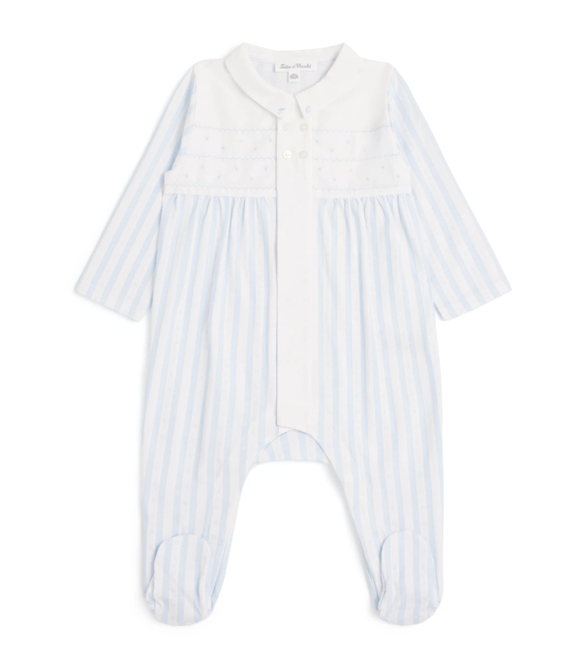 Tartine et Chocolat Cotton Stripe All-In-One (0-24 Months)