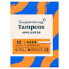 Superdrug Super Plus Applicator Tampon x12 (British brand)