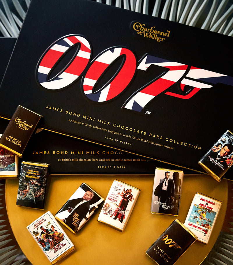 Charbonnel et Walker James Bond mini chocolate bar selection 270g - British product