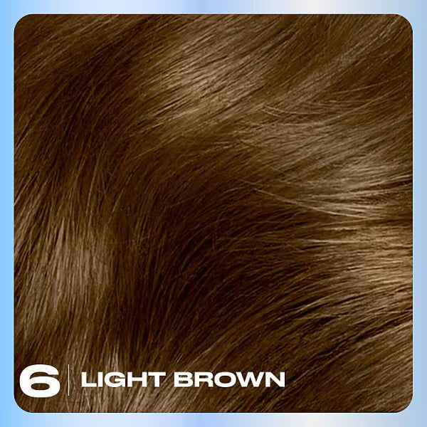 Clairol Nice'n Easy 6 Light Brown hair dye - British product