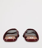 Alaïa fishnet mules flat shoes - British product
