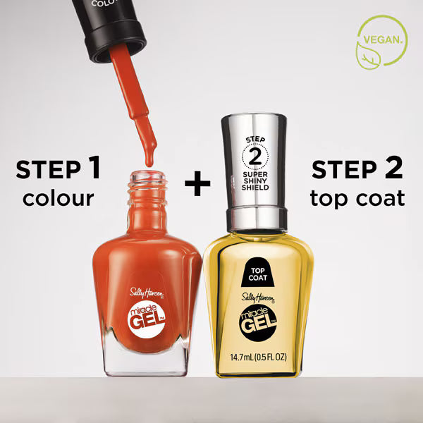 Sally Hansen Miracle Gel Nail Polish Red Between The Lines (British brand)