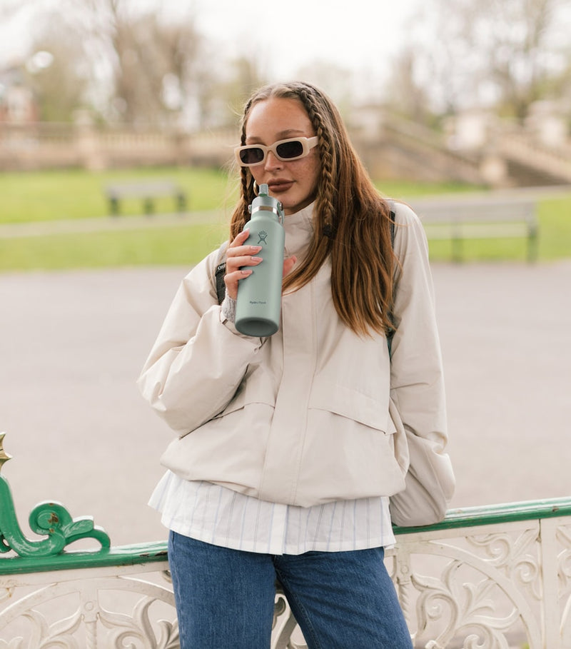 Hydro Flask Standard Mouth Bottle with Flex Straw Cap 621ml, UK version