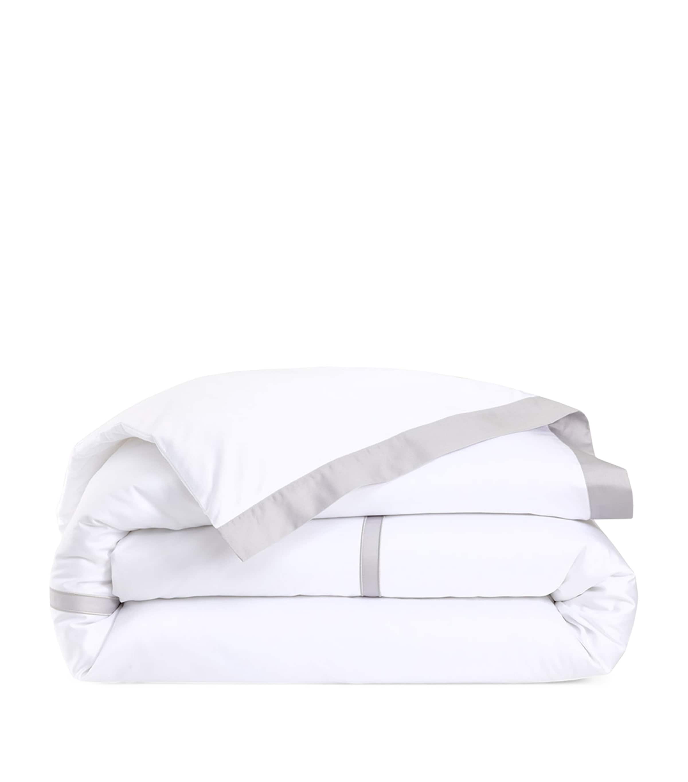Yves Delorme Couture Haussmann Brume Super King Duvet Cover (220cm x 240cm)