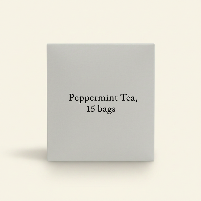 Holland & Barrett peppermint tea 15 bags, UK version
